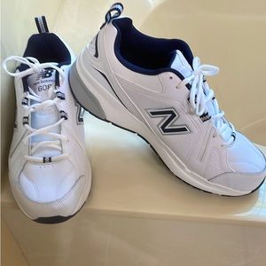 Like new New Balance 809 athletic shoe, color white, sz 11.5 wide